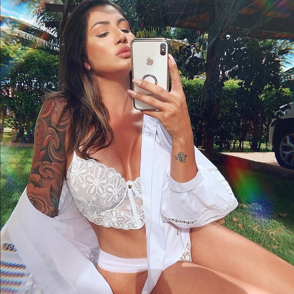 Push-up Top Cropped bra & panty - 2 piece set - Picture 9 of 16